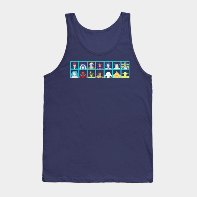 Select Your Character: Darkstalkers 2 Tank Top by MagicFlounder